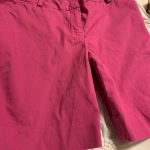 Talbots hot pink Bermuda shorts